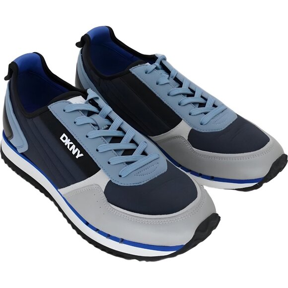 DKNY Men\'s Mixed Media Runner Sneakers Navy US 13M EU 46 main image 6